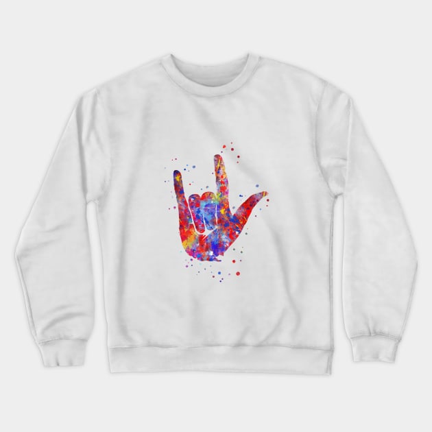 Symbol love Crewneck Sweatshirt by RosaliArt